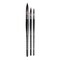 Da Vinci Casaneo Synthetic Squirrel Watercolor Brush - Quills, Set of 3, Short Handle